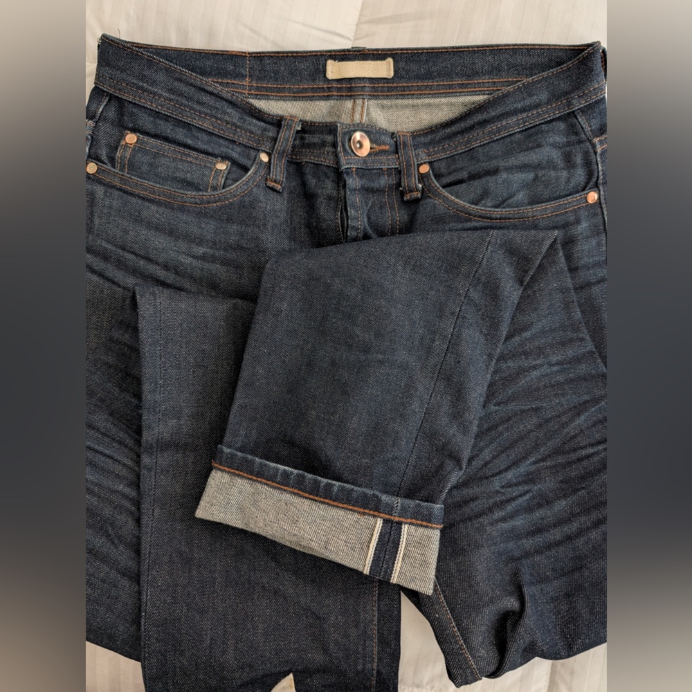 The Unbranded Brand UB201 Tapered Fit 14.5 Oz Indigo Selvedge Denim